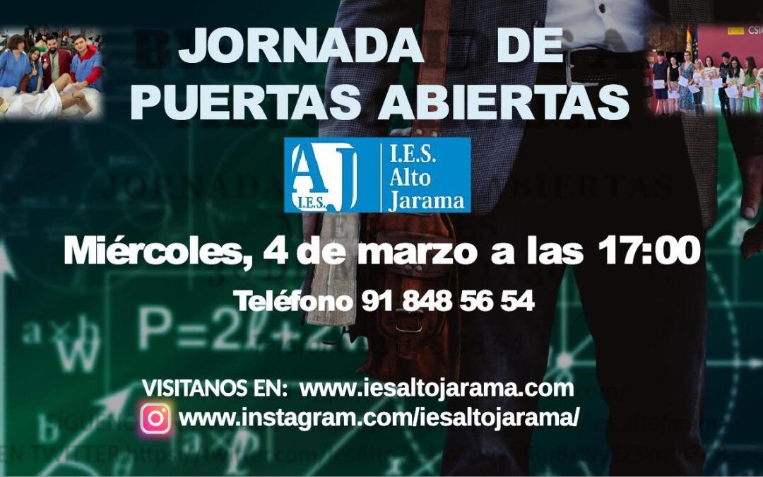 JORNADA PUERTAS ABIERTAS 2026